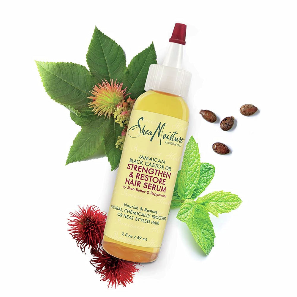 SheaMoisture ingredients highlight shea butter and castor oil