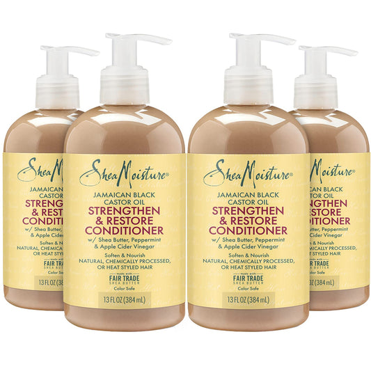 Sheamoisture Jamaican Black Castor Oil Conditioner bottle front for detangling