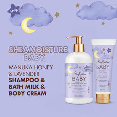 Lavender-scented baby care supports a soothing bedtime routine.