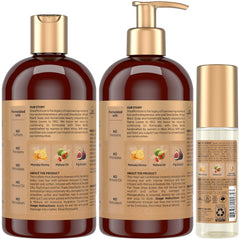 SheaMoisture Manuka Honey and Mafura Conditioner bottle enhances shine and smoothness