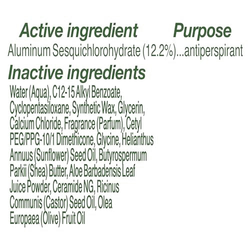 Creamy finish and smooth glide across skin from SheaMoisture Aloe-Ceramides deodorant stick.