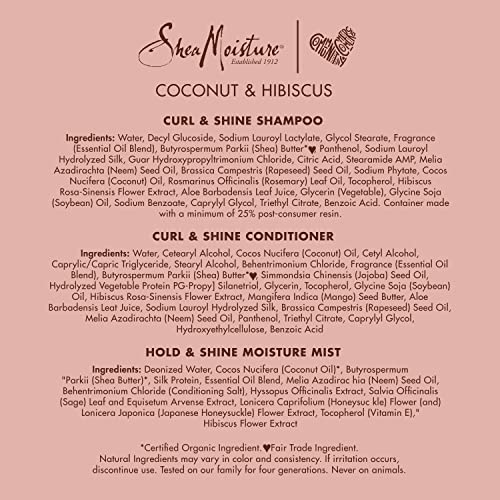Hold and Shine Mist applied on damp hair—soft hold and natural shine.