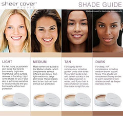 Sheer Cover Studio Conceal & Brighten Trio travel-sized case ideal for on-the-go use.