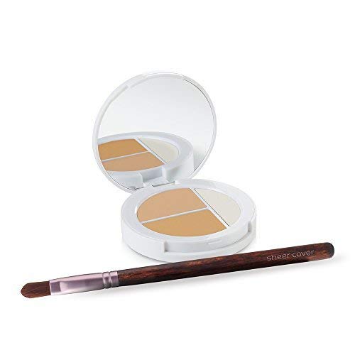 Sheer Cover Studio two-toned concealers provide buildable coverage