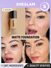 SHEGLAM Complexion Pro packaging close-up for easy, flawless application.