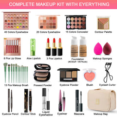 SHELAKIN 40-color eyeshadow palette display for creative eye looks