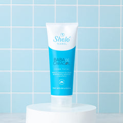 Sheló NABEL snail cream texture swirl highlights creamy application