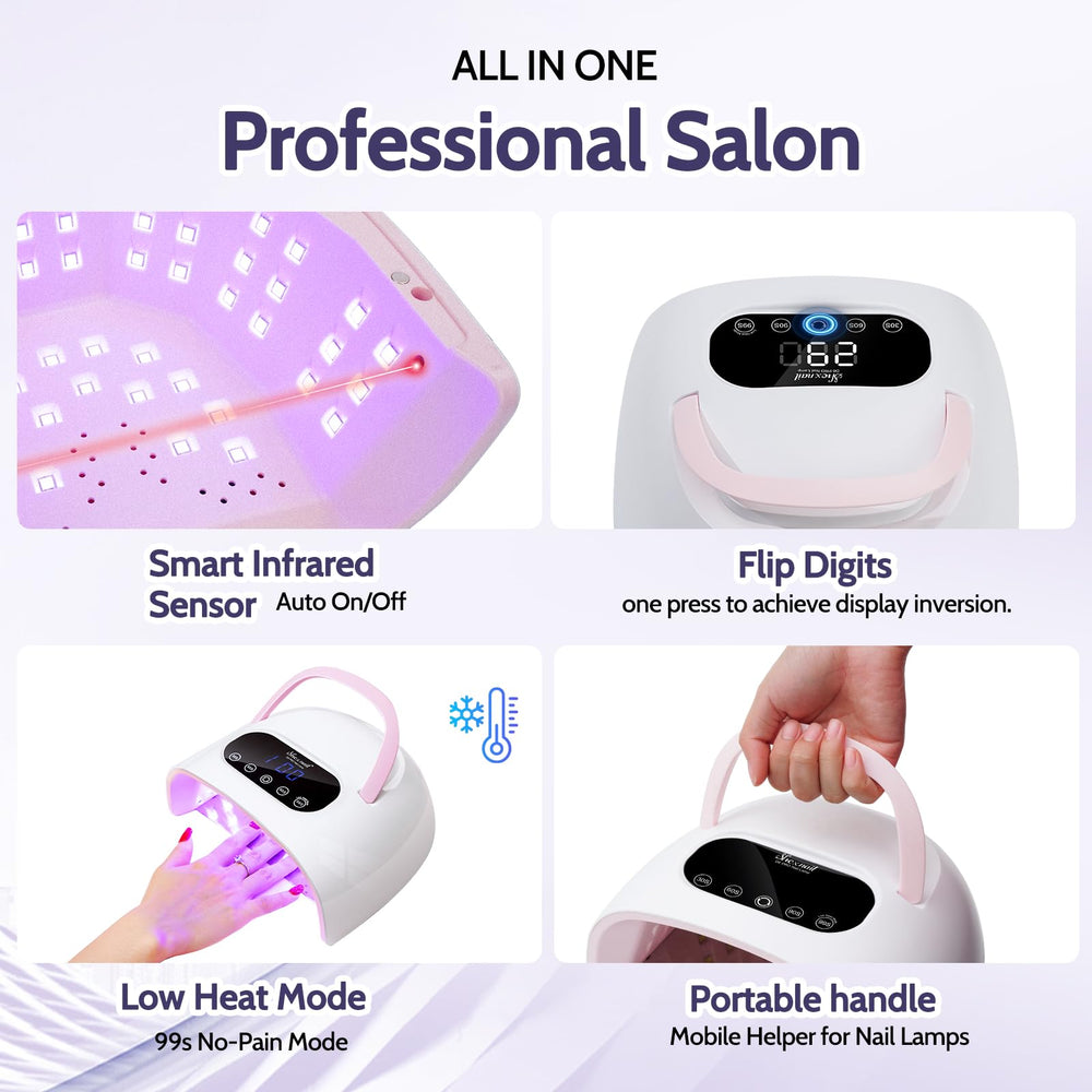 SHEXNAIL UV Nail Lamp detachable base for easy cleaning