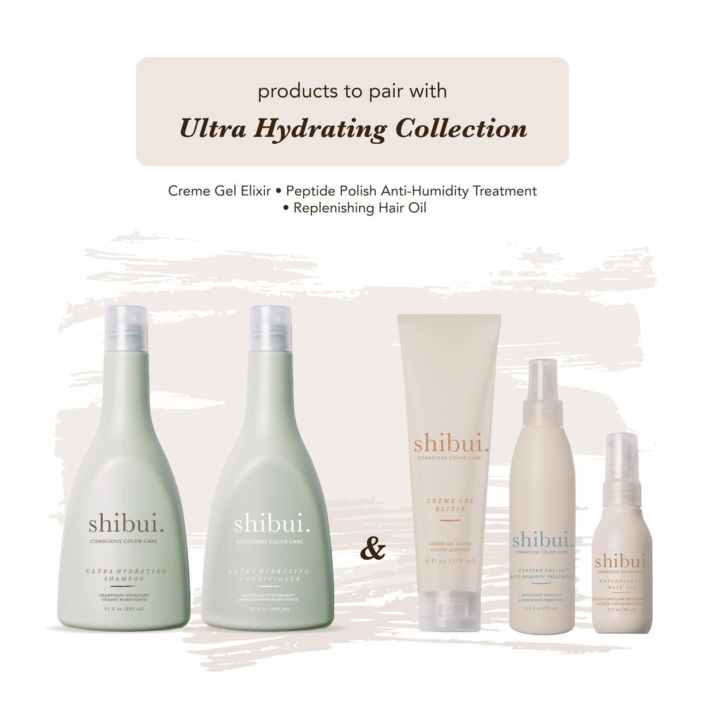 Daily-use SHIBUI shampoo setup in a modern bathroom