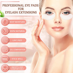 Shihanee aloe-infused eye pads offering gentle skin comfort during lash work