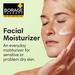 ShiKai Borage Therapy face cream jar represents unscented softness for sensitive skin.