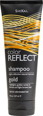 ShiKai Color Reflect Gold Shampoo trio for color care and cleansing.