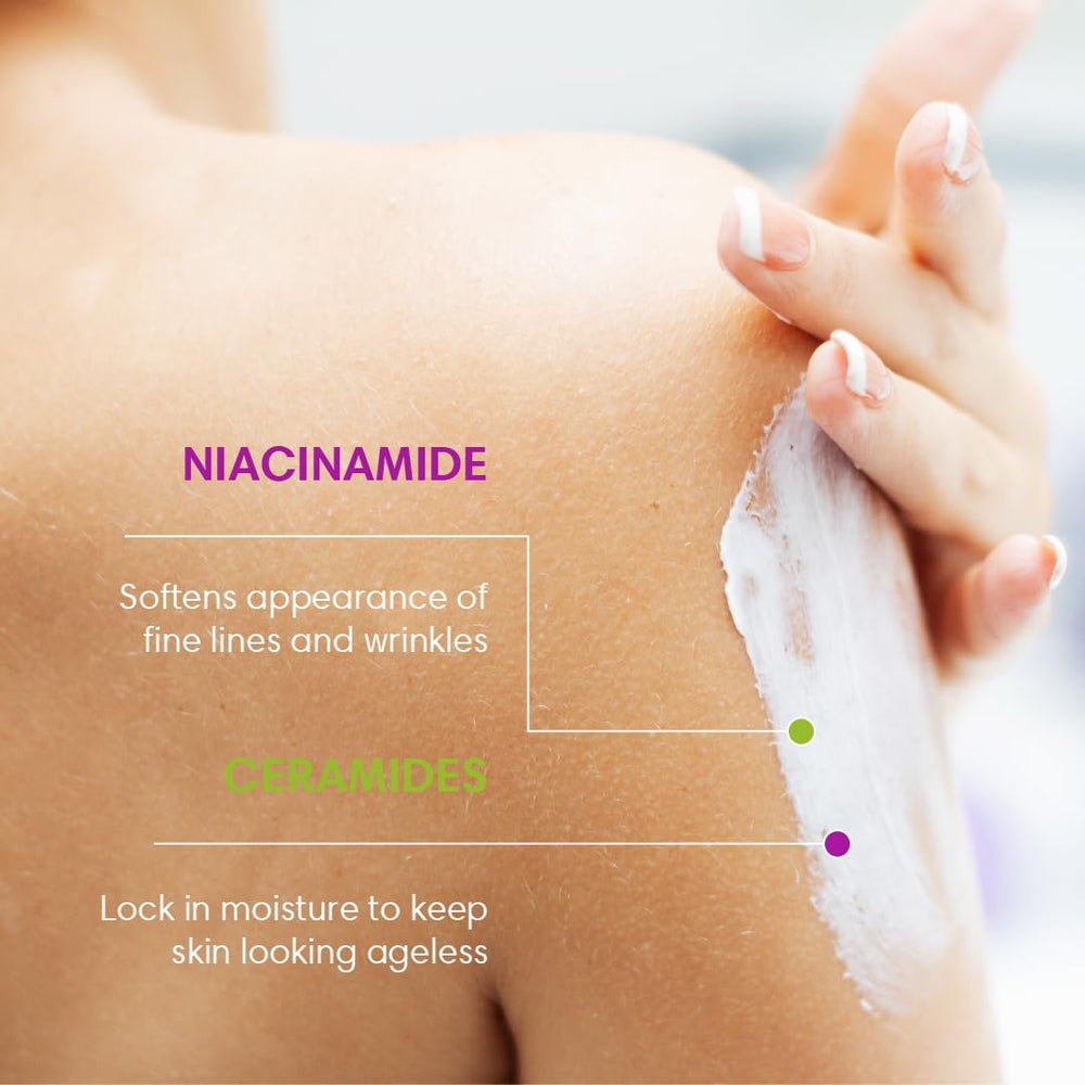 Close-up of lavender-scented cream texture by ShiKai hints daily luxurious use.