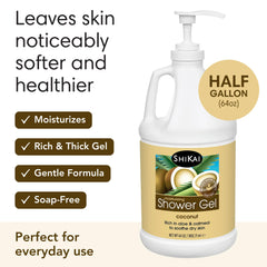 Cucumber melon scent capture with ShiKai shower gel freshness