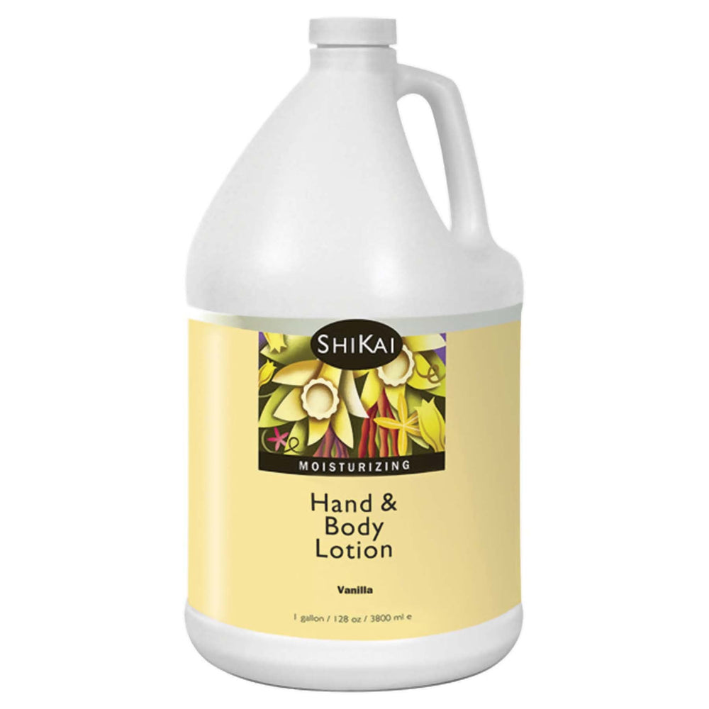 ShiKai Vanilla hand and body lotion bottle for daily hydration and soft skin