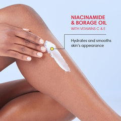 Label close-up of ShiKai Very Clean Body Lotion highlighting citrus scent and fresh formula