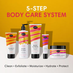 ShiKai Very Clean Body Lotion texture close-up showing creamy, fast-absorbing consistency