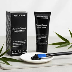 SHILLS Charcoal Mask application demonstrates even spread and ease of use