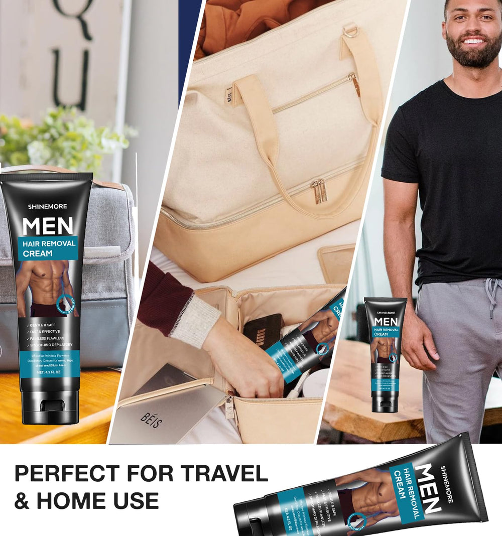 ShineMore travel-size 4.2oz tube in gym bag