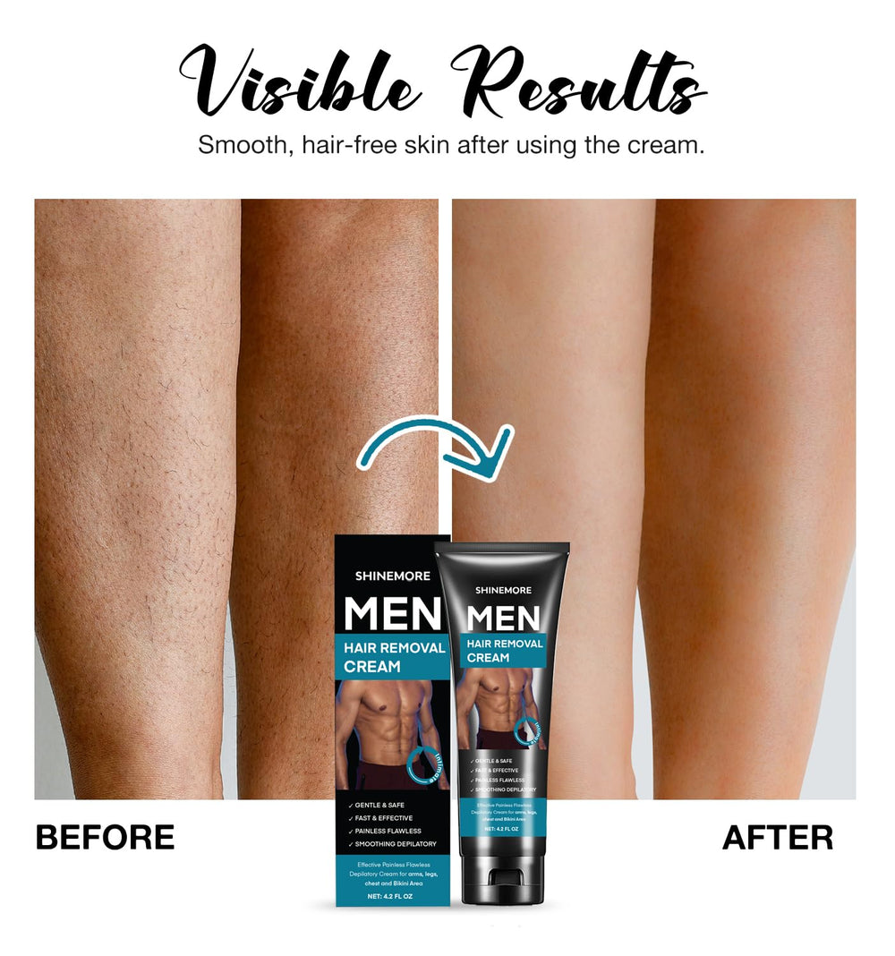 ShineMore cream dissolving hair for a smooth finish