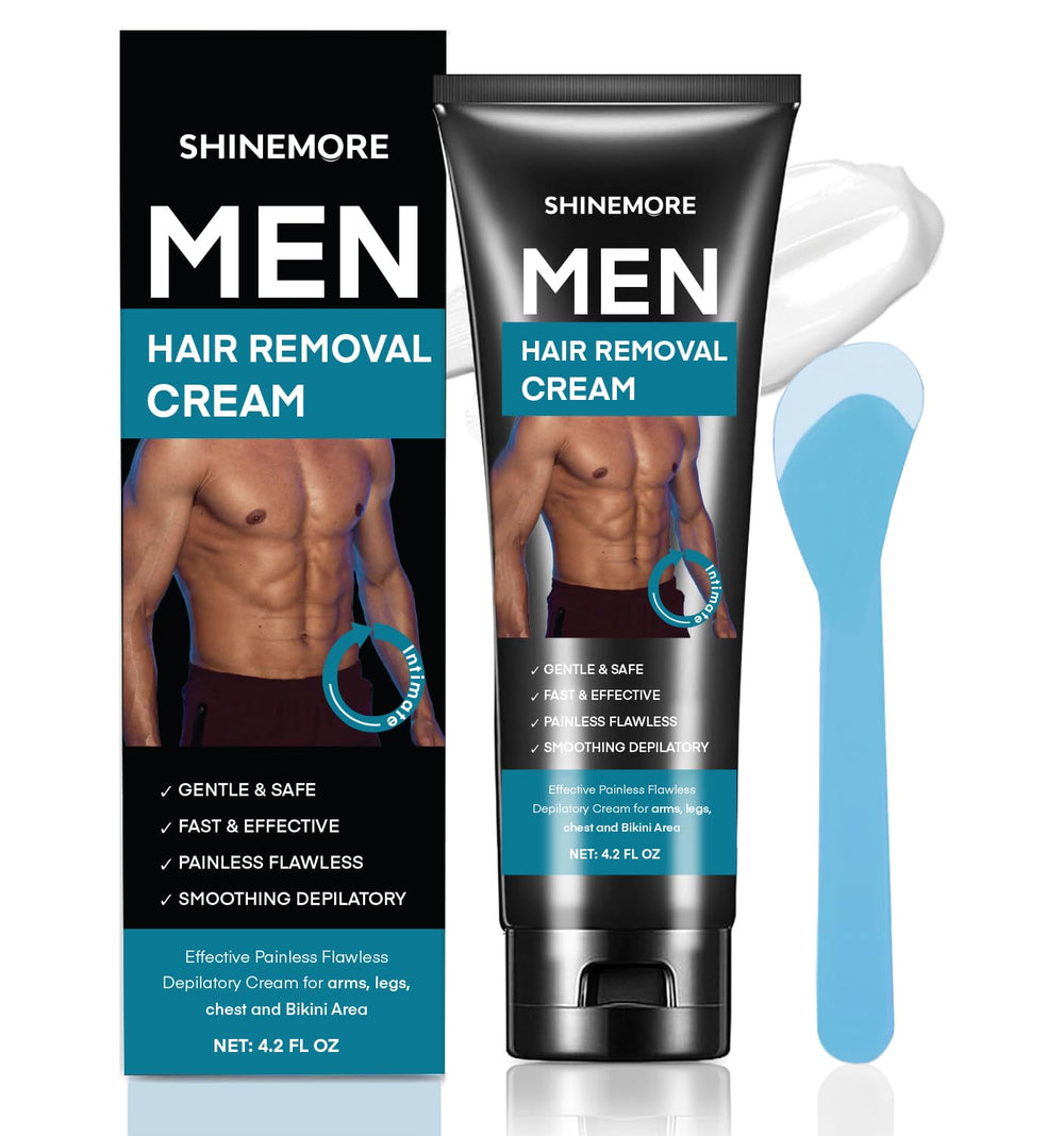 ShineMore intimate hair removal cream applied for painless depilation