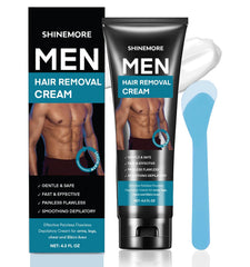 ShineMore intimate hair removal cream applied for painless depilation