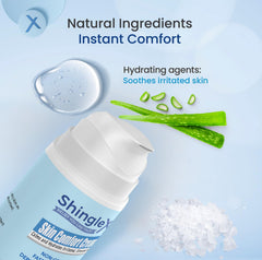 ShingleX Moisturizing Skin Cream travel-size jar for on-the-go hydration