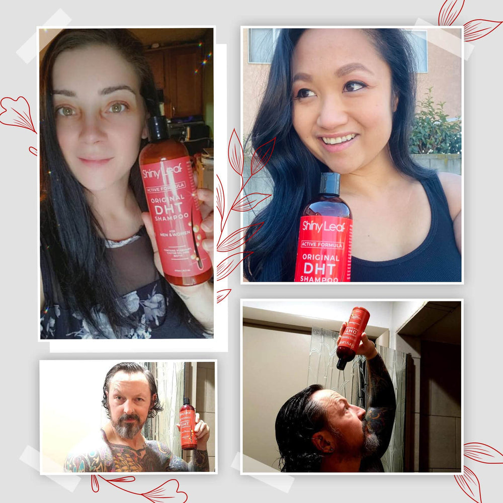 Shiny Leaf color-safe, sulfate-free formula preserves treated hair color