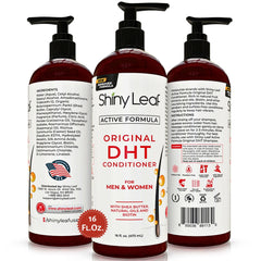 Shiny Leaf Daily hair care routine bottle for versatile use.