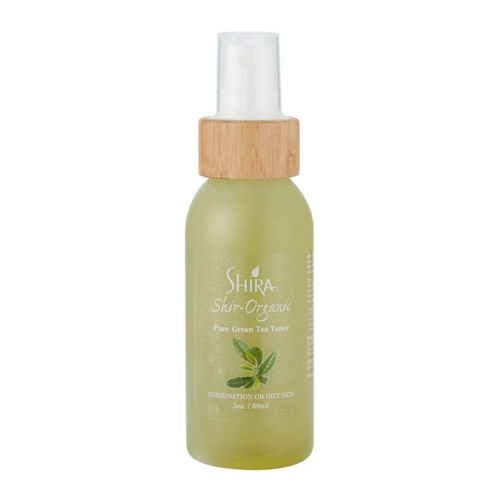 Shira Shir-Organic Green Tea Toner bottle for refreshing daily hydration