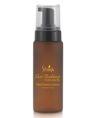 Shira Shir-Radiance deep foaming cleanser bottle showing rich lather for daily cleansing