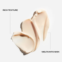 Shiseido Bio-Performance cream applied on face in dot-and-smooth motion