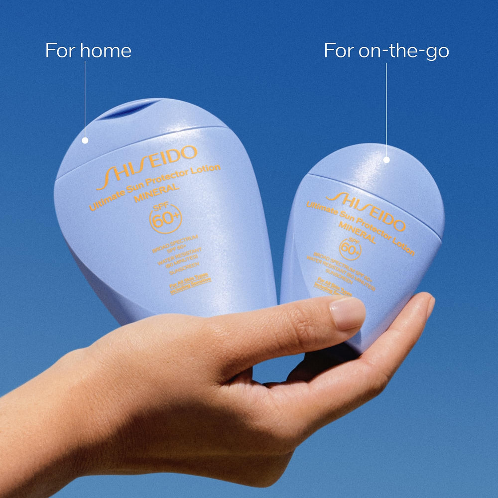 Shiseido reapply every 2 hours or after swimming or sweating