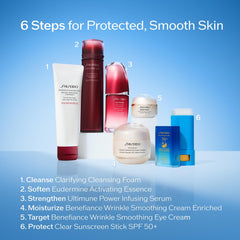 Shiseido Lightweight texture feels barely there yet provides protection.
