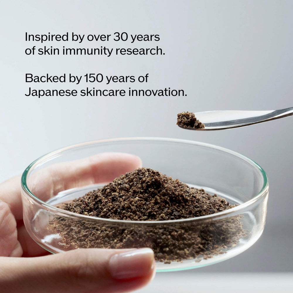 Shiseido Ultimune serum on a well-lit vanity promoting a radiant complexion