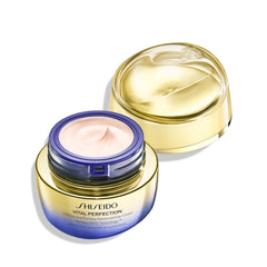 Shiseido Vital Perfection texture and tone improvement for balanced radiance.