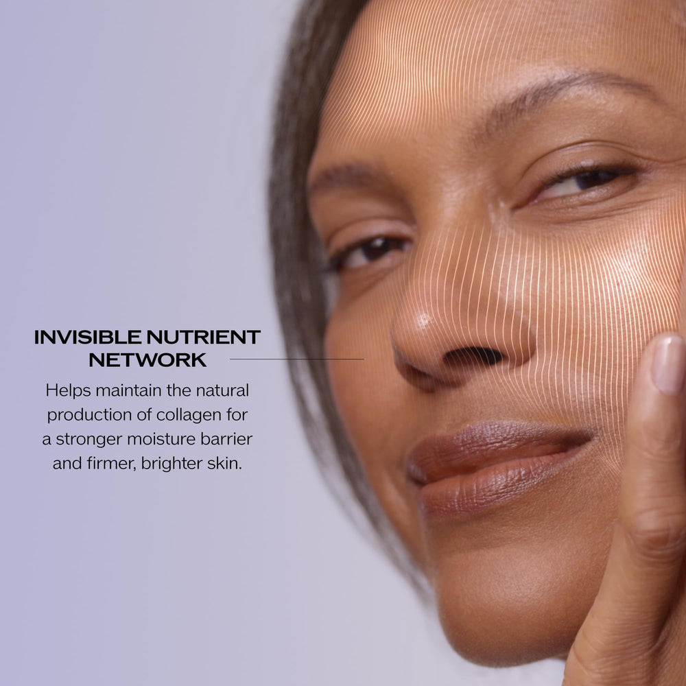 Shiseido Vital Perfection on skin shows even-tone result
