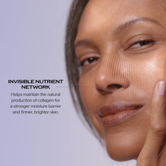 Shiseido Vital Perfection on skin shows even-tone result