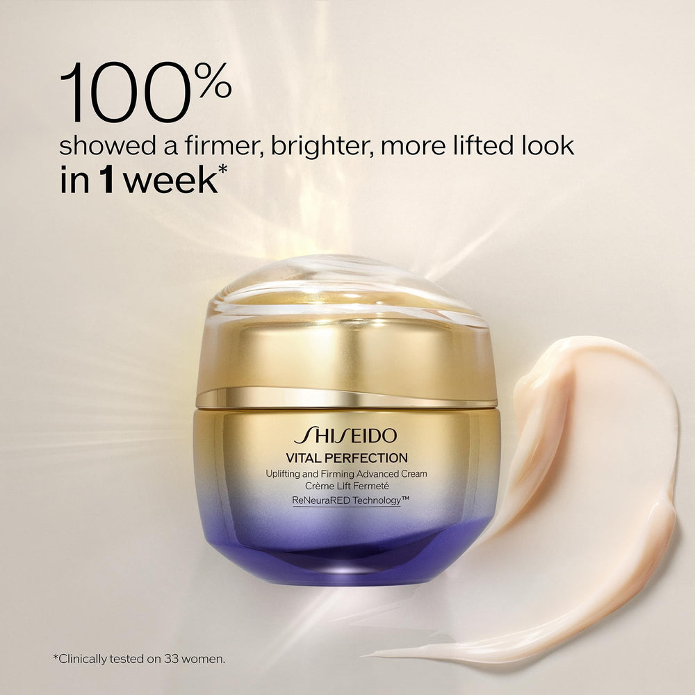 Shiseido Vital Perfection spatula dispense enables precise daily application