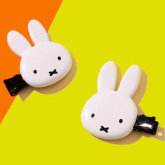 Close-up of SHOBIDO Miffy clip showing smooth edge and playful silhouette.