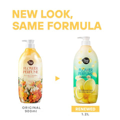 SHOWERMATE freesia and jasmine fragrance closeup for a refreshing shower experience.