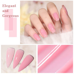 SHOYUM Jelly Pink bottle closeup highlights vibrant hues and glossy finish.