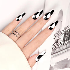 SHOYUM nails shown with glossy finish after color gel application