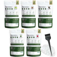 Shudh Online Indian shampoo powder supports healthy-looking hair growth.