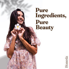 Shudh Online Reetha hair mask powder cleans scalp and balances oil.