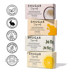 Shugar Soapworks Oatmeal Eucalyptus bar spa-like scent