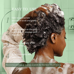 SHVYOG weekly scalp care routine with scrub and massager