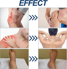 Shwfhi CapsaCare cream applied to knee or elbow area during stretching.