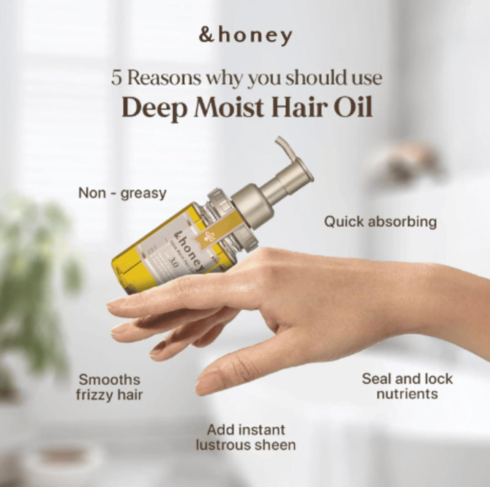 Argan oil and royal jelly blend enhances shine and softness in the bottle.