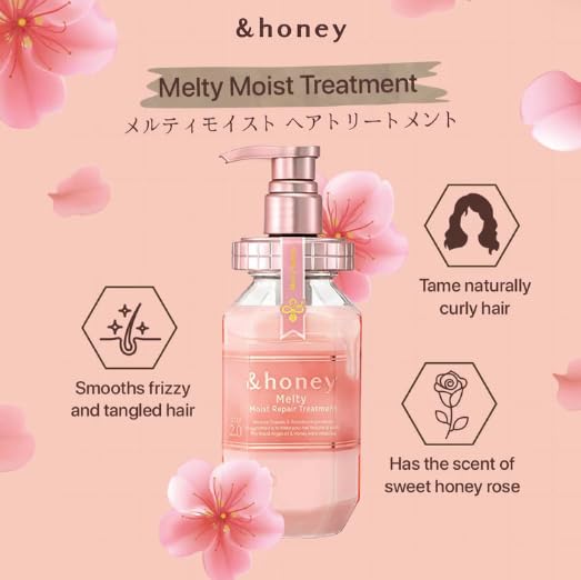 Fruity honey fragrance swirl suggesting a refreshing scent experience.